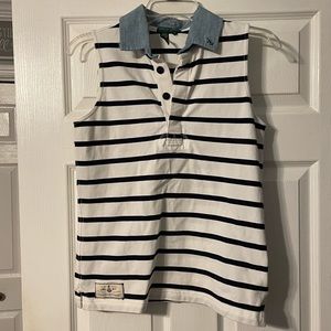 Ralph Lauren Jeans Company Petite Sleeveless Polo Shirt